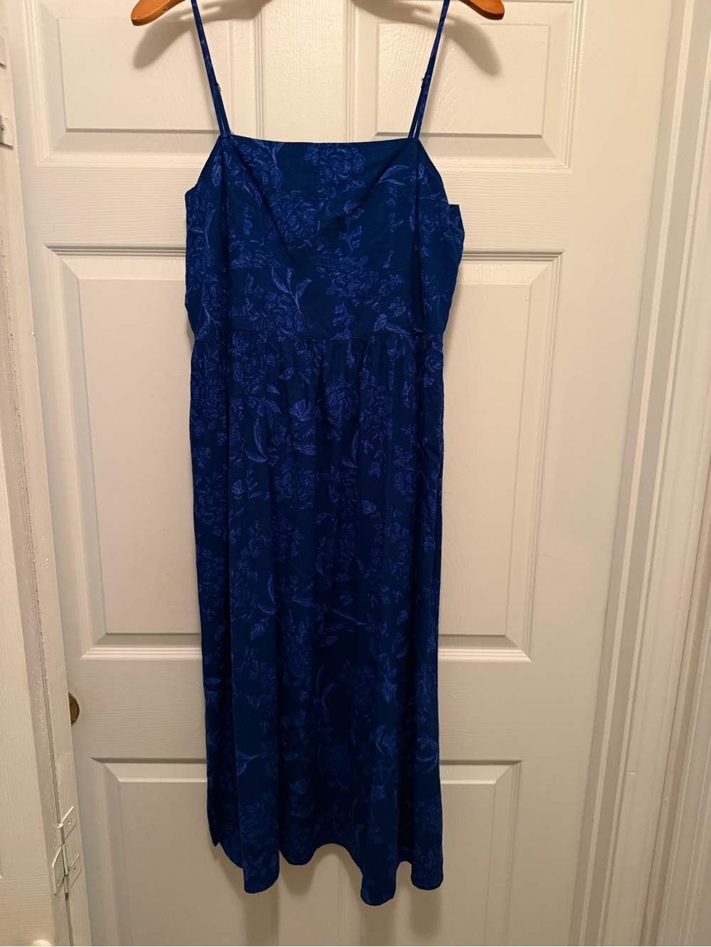 Universal Thread Royal Blue Floral Maxi Dress